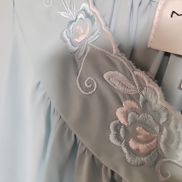 MISS ELAINE for Dillard's Nylon nightgown sz XL - Picture 5 of 6